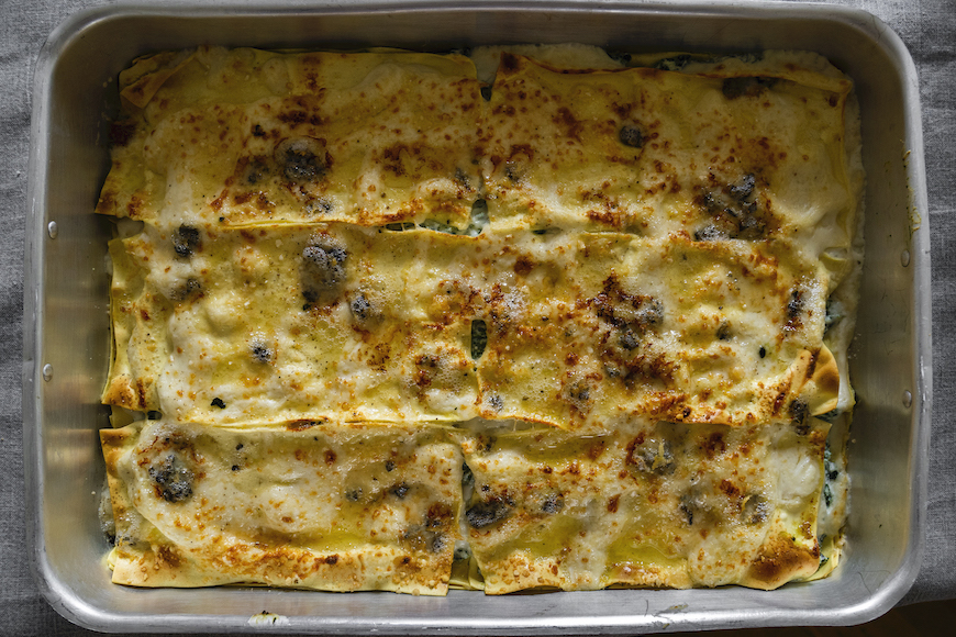 Lasagna bianca e verde