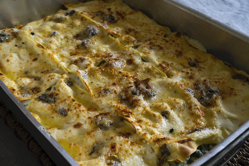 Lasagna bianca e verde