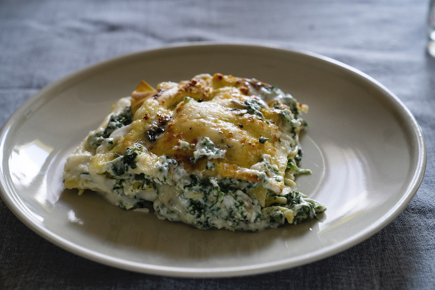 Lasagna bianca e verde