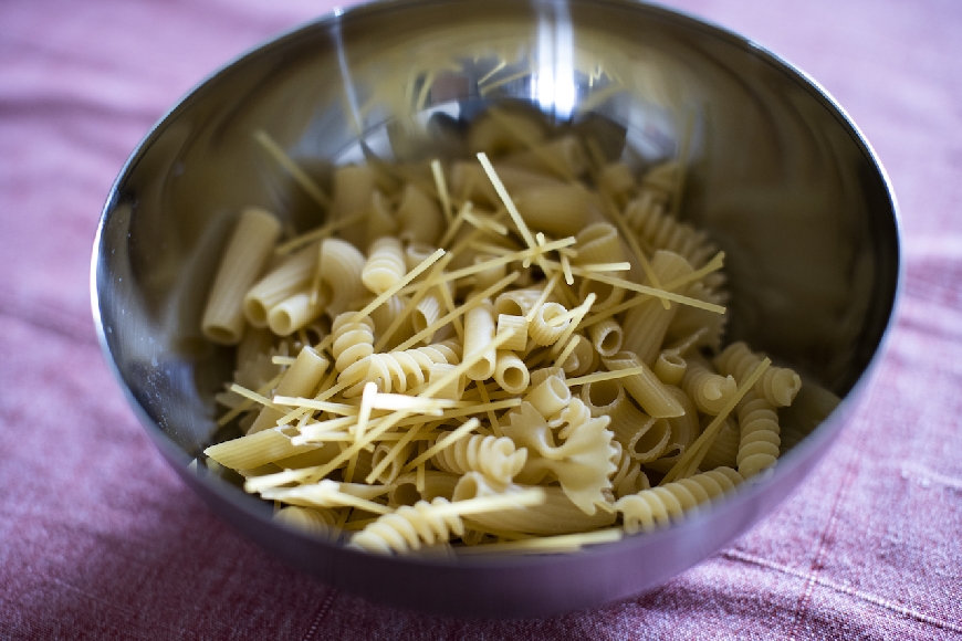 Pasta mista di recupero con il capuliato