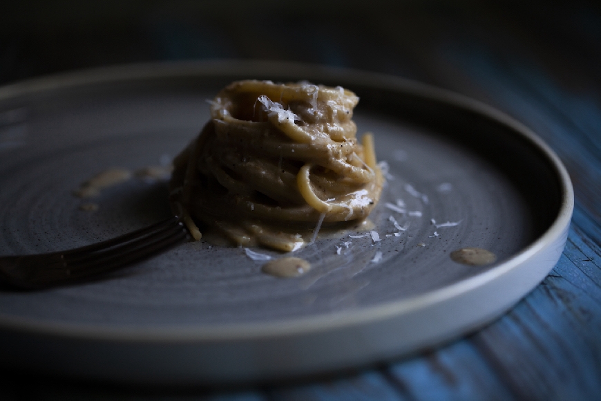 Linguine caci e noci