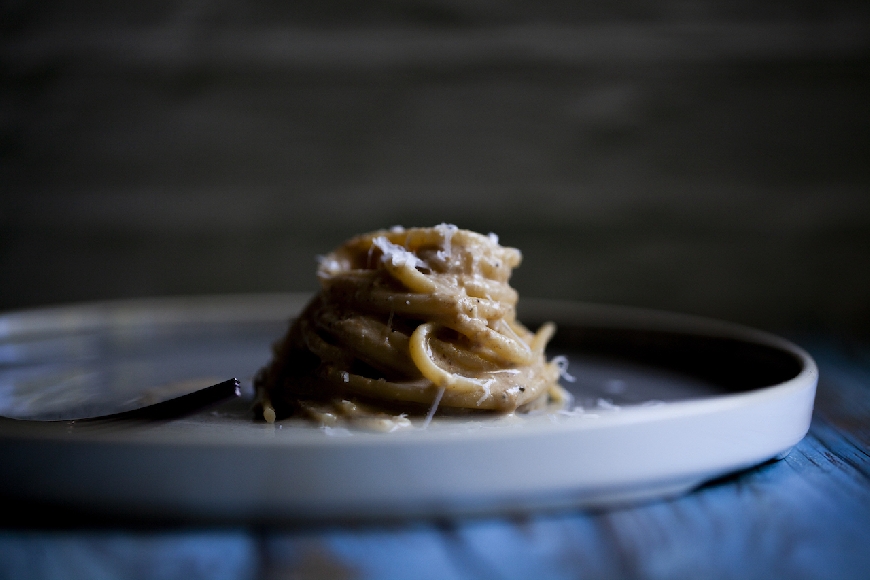 Linguine caci e noci