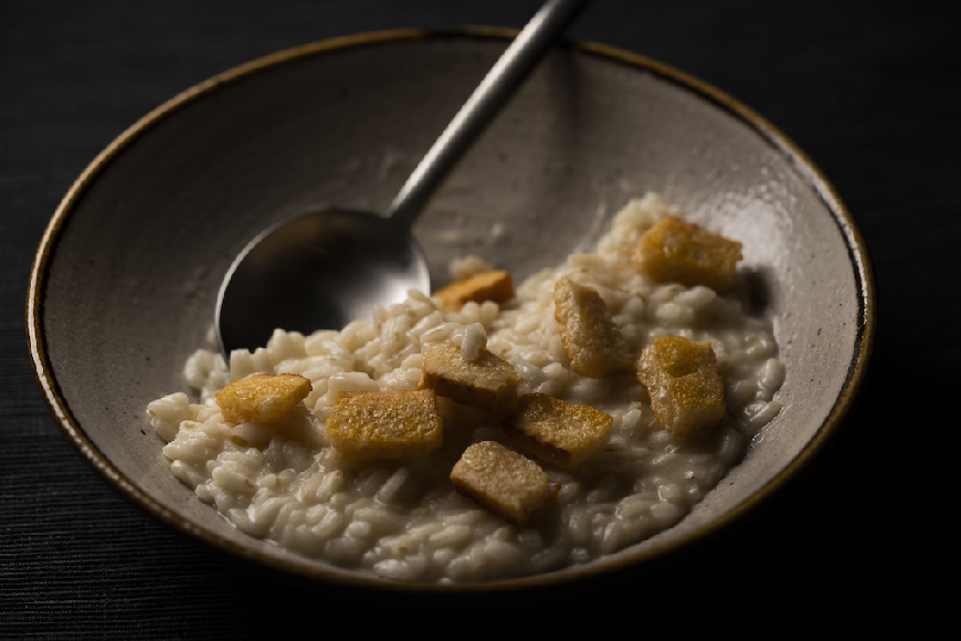 Come un riso, più di un riso: parmigiana e croste di parmigiano