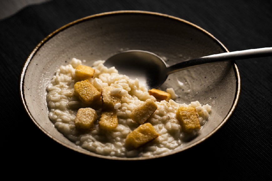 Come un riso, più di un riso: parmigiana e croste di parmigiano